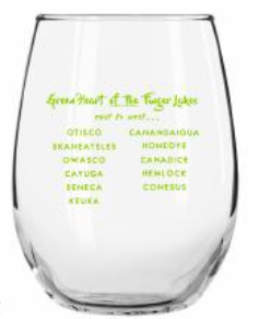 Adirondack Stemless Wine Glass – Love is in New York