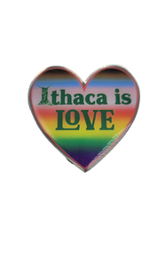 Lapel Pin Ithaca Is Love