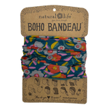 Boho Bandeau - Charcoal Blooms