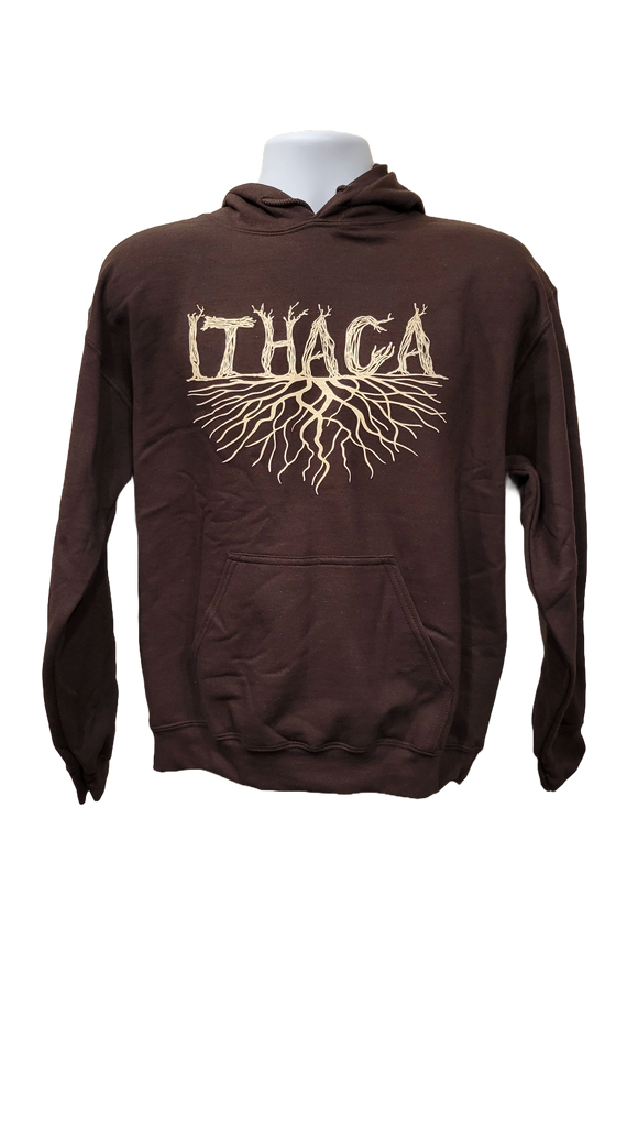 Adult Ithaca Roots Brown T-Shirt