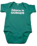 INFANT Ithaca Is Gorges Green Onesie