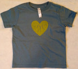 Toddler Blue "Green Heart of the Finger Lakes" T-shirt