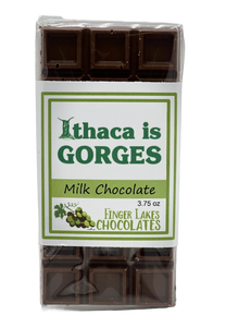 Ithaca Is Gorges Milk Chocolate Bar