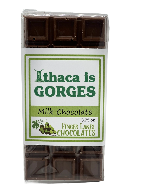 Ithaca Is Gorges Milk Chocolate Bar