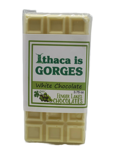 Ithaca Is Gorges White Chocolate Bar