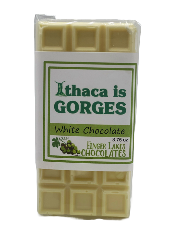 Ithaca Is Gorges White Chocolate Bar