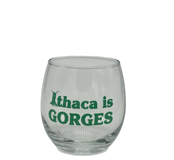 Ithaca Is Gorges Stemless Wine Glass