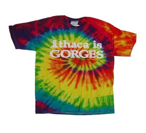 YOUTH Tie-Dye Ithaca Is Gorges T-shirt