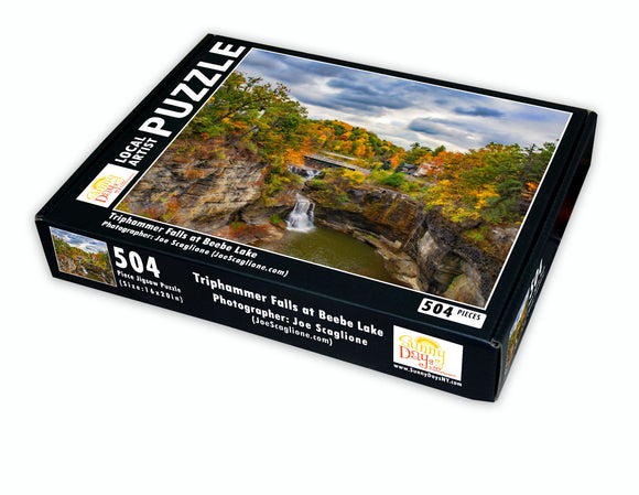 Triphammer Falls at Beebe Lake