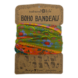 Boho Bandeau Orange/ Green Border