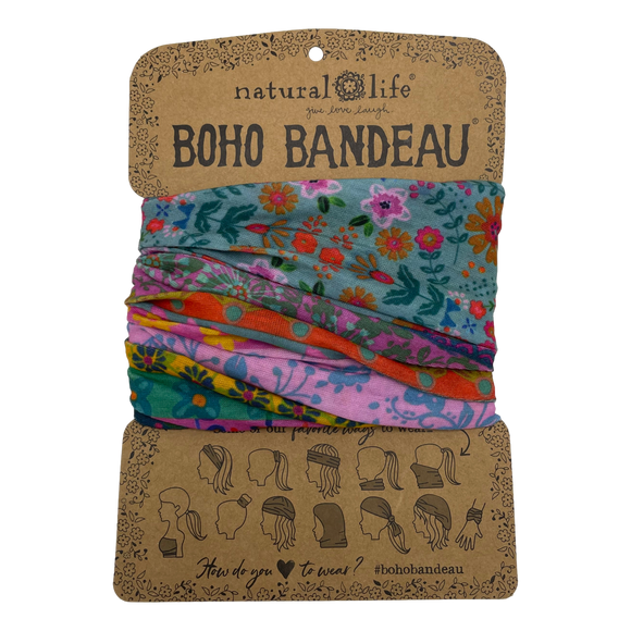 Boho Bandeau Blue/Pink