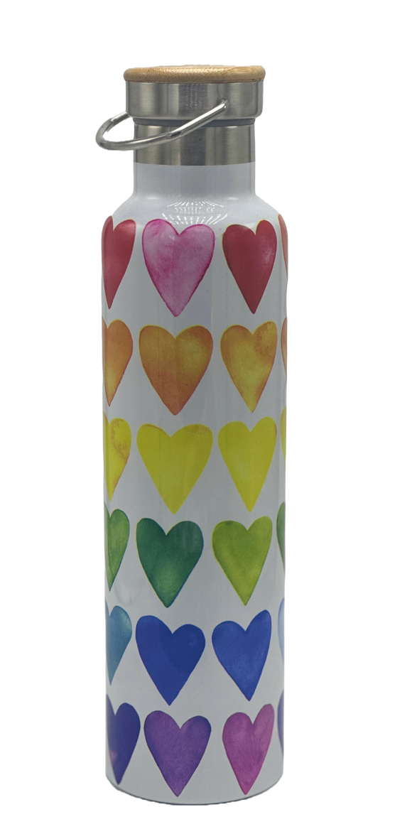 Pride Hearts Insulated Bottle