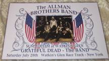 Allman Brothers Grateful Dead Summer Jam Rock Poster