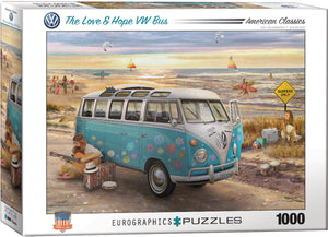 The Love & Hope VW Bus Jigsaw Puzzle