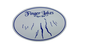 Finger Lakes Map Sticker