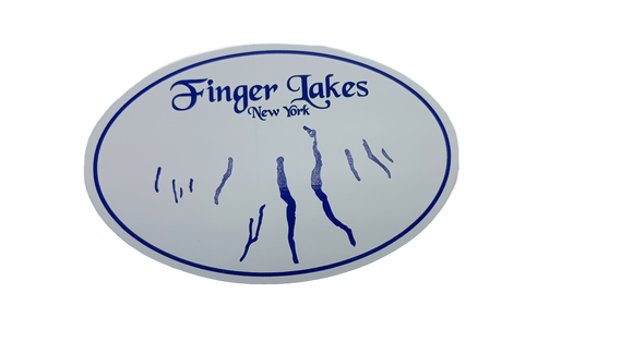 Finger Lakes Map Sticker