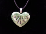 Pendant Necklace - Green Heart of the Finger Lakes