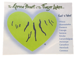 Green Heart of the Finger Lakes Postcard