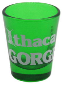 Ithaca Is Gorges Shotglass
