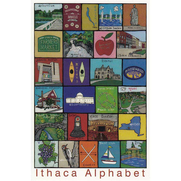 Print-Ithaca Alphabet