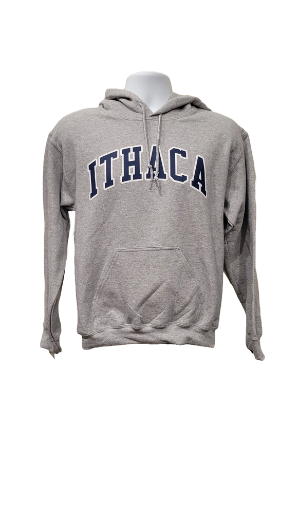 Gray Curved Ithaca Hoodie