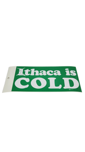 Ithaca Is Cold Bumpersticker