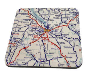 Ithaca Map Coaster