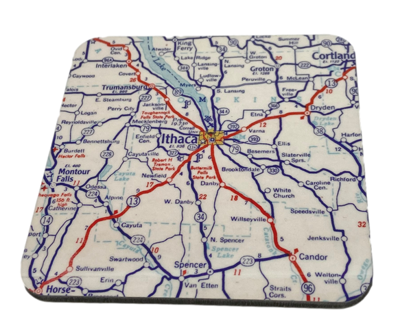 Ithaca Map Coaster