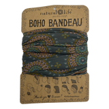 Boho Bandeau - Sage Gold Medallion