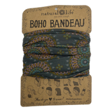 Boho Bandeau - Sage Gold Medallion