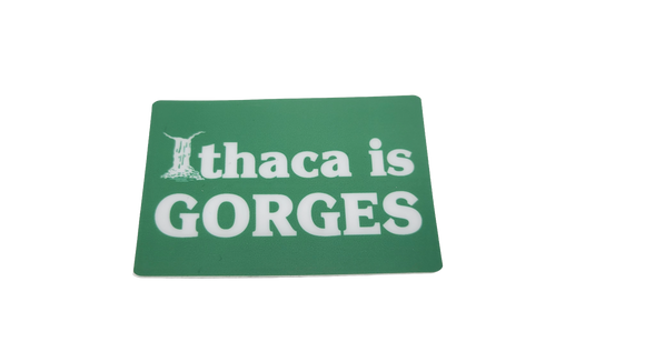 Ithaca Is Gorges Small Sticker